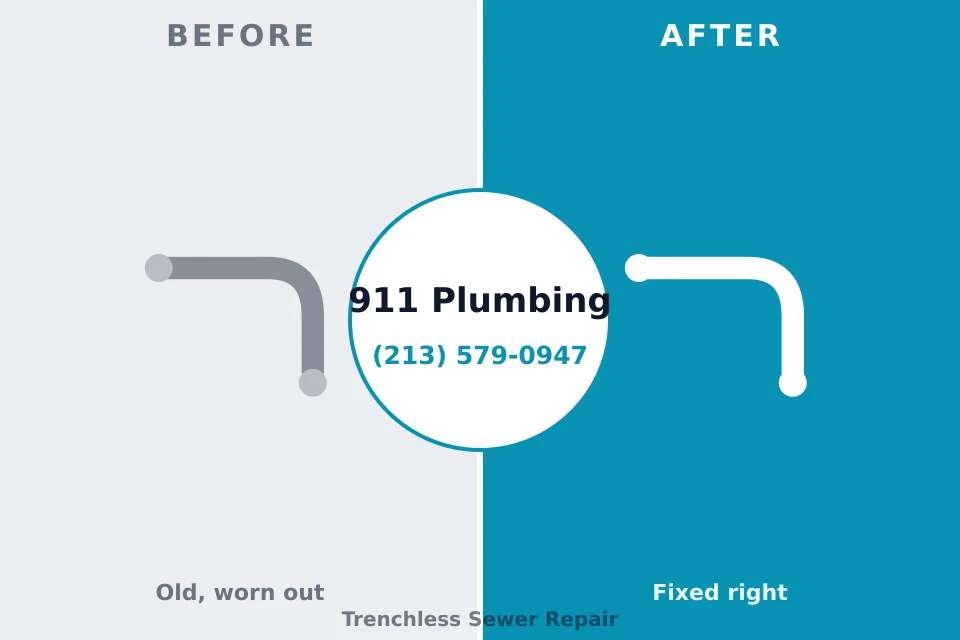 Before and after: plumbing company Graymoor-Devondale, KY